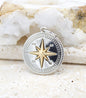 Ruffled Compass Pendant (A67)